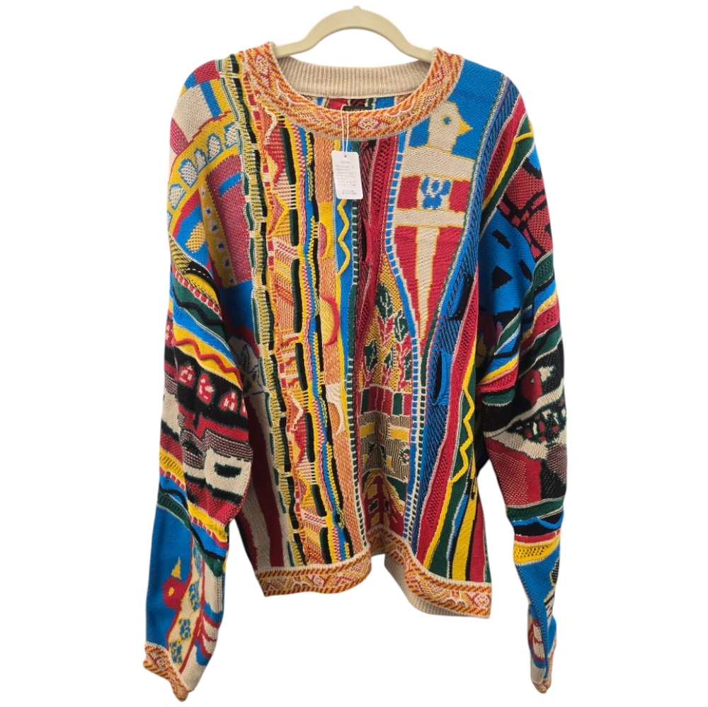 Kapital Made in Japan 2017 Santo Domingo Woven Sweater size 1 (small) NWT RARE